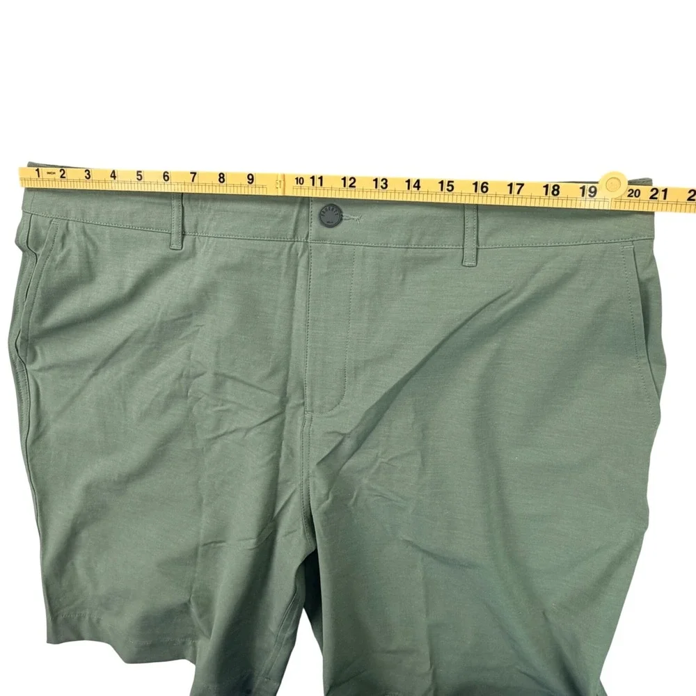 Faherty Shorts Men 40 Green All Day Hybrid Performance Stretch Drawstring Chino